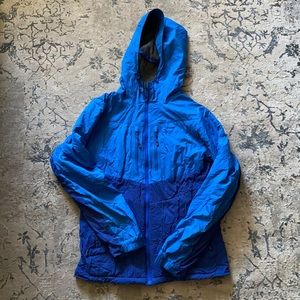 Men’s Outdoor Research Alpenice Hooded Jacket - Blue, Size Large